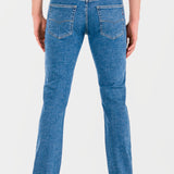 Jeans Slim Straight Azul Claro para Hombre - Vaxter