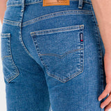 Jeans Slim Straight Azul Claro para Hombre - Vaxter