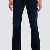Jeans Slim Straight Azul Oscuro para Hombre - Vaxter