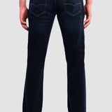 Jeans Slim Straight Azul Oscuro para Hombre - Vaxter