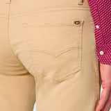 Pantalón Slim Straight Khaki para Hombre - Vaxter