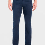 Pantalón Slim Straight Azul Marino para Hombre - Vaxter