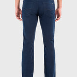 Pantalón Slim Straight Azul Marino para Hombre - Vaxter