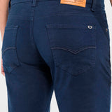 Pantalón Slim Straight Azul Marino para Hombre - Vaxter