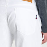 Pantalón Slim Straight Blanco para Hombre - Vaxter