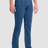 Jeans Slim Straight Azul para Hombre - Vaxter