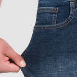Jeans Slim Straight Azul para Hombre - Vaxter