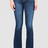 Jeans Boot Cut Azul Oscuro para Mujer - Yess