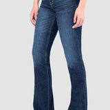 Jeans Boot Cut Azul Oscuro para Mujer - Yess