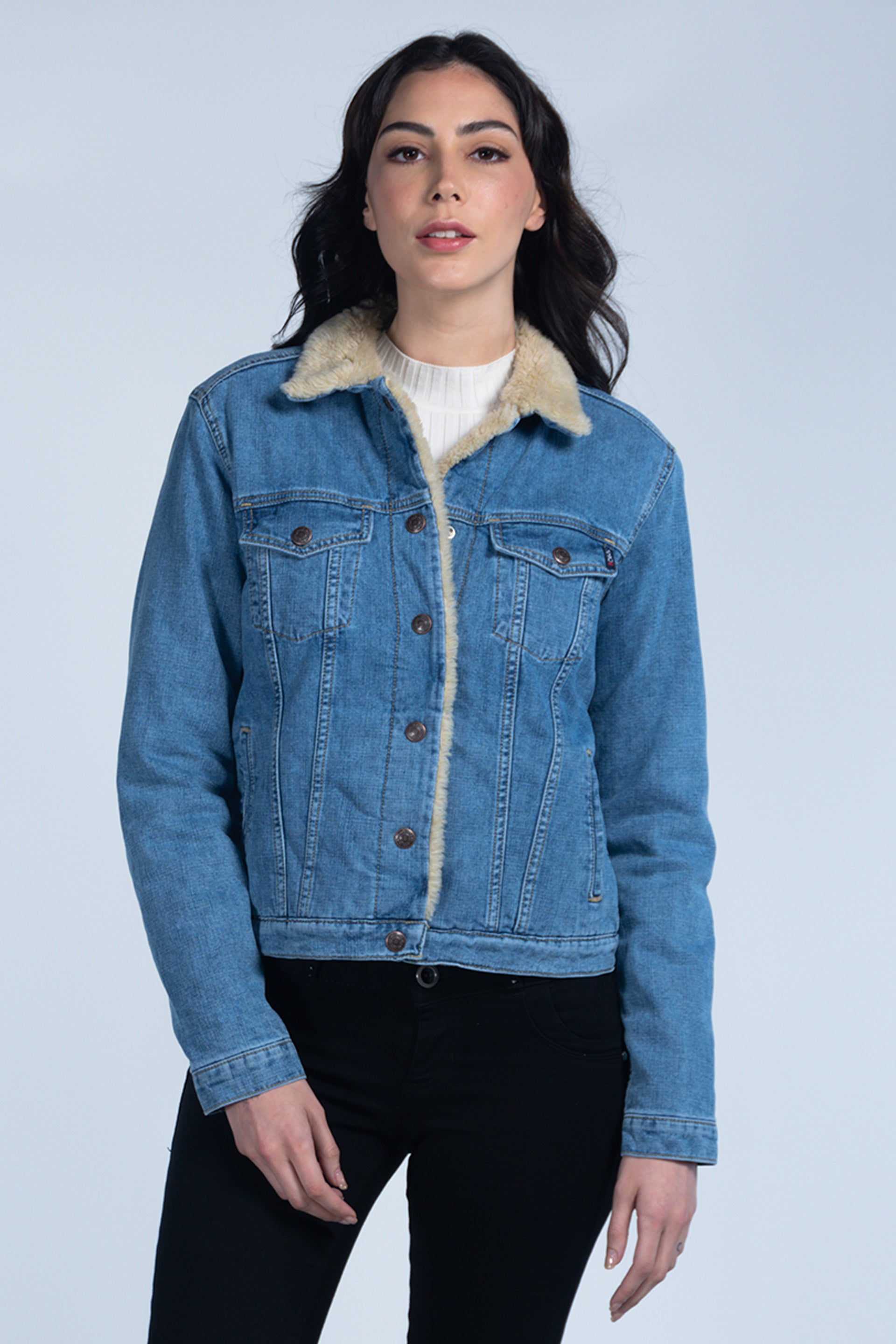 Chamarras De Mezclilla Para Mujer Mercado Libre Chamarra Beige