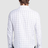 Camisa Moda Hombre Manga Larga Multicolor Bolsillo Slim Oggi