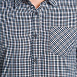 Camisa Moda Hombre Manga Larga Multicolor Bolsillo Slim Oggi