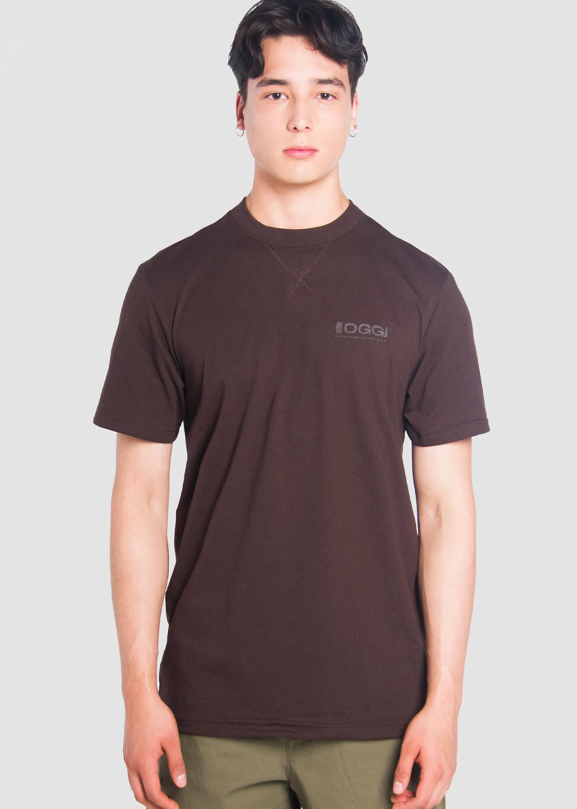 Playera Hombre Manga Corta Regular Logo Oggi