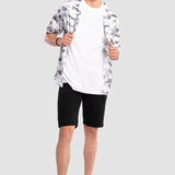 Playera Hombre Manga Corta Regular Relieve Oggi