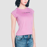 Playera Mujer Manga Corta Regular Bordado Oggi