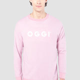 Playera Regular Lila para Hombre - Manga Larga