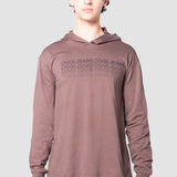 Playera Regular Café para Hombre - Manga Larga