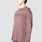 Playera Regular Café para Hombre - Manga Larga