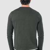 Playera Regular Olivo para Hombre - Manga Larga