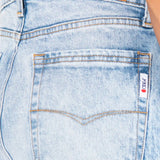 Jeans Relaxed Azul Claro para Mujer - Cintura Alta