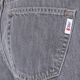 Jeans Relaxed Gris para Mujer - Cintura Alta
