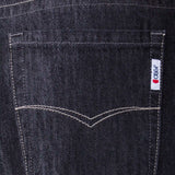 Jeans Amplio Negro para Mujer - Wide Leg