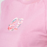 Playera Slim Lila para Mujer - Sin Mangas