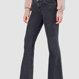 Jeans Amplio Negro para Mujer - Innocent
