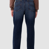 Jeans Relaxed Azul Oscuro para Hombre - Leader