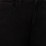 Jeans Baggy Relajado Negro para Mujer - Emotion