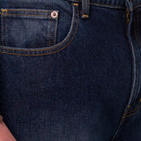 Jeans Relaxed Azul Oscuro para Hombre - Leader