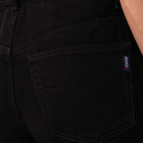 Jeans Baggy Relajado Negro para Mujer - Emotion