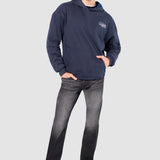 Jeans Slim Straight Negro para Hombre - Vaxter