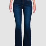 Jeans Acampanado Azul Oscuro para Mujer