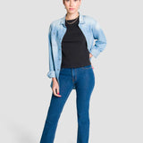 Jeans Mujer Mezclilla Stretch Atraction Straight Slub Oggi