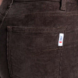 Pantalón Straight Pana Café para Mujer - Atraction