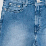 Jeans Straight Azul Claro para Mujer - Atraction