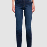 Jeans Straight Azul Oscuro para Mujer - Atraction