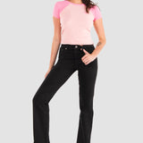 Jeans Mujer Mezclilla Stretch Atraction Straight Gin Oggi