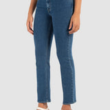 Jeans Mujer Mezclilla Stretch Atraction Straight Gin Oggi