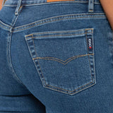 Jeans Mujer Mezclilla Stretch Atraction Straight Gin Oggi