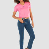 Jeans Mujer Mezclilla Stretch Atraction Straight Gin Oggi