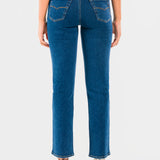 Jeans Mujer Mezclilla Stretch Atraction Straight Gin Oggi