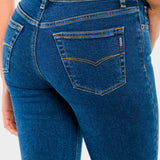 Jeans Mujer Mezclilla Stretch Atraction Straight Gin Oggi
