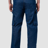 Jeans Baggy Azul para Hombre - Cargo