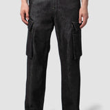 Jeans Baggy Negro para Hombre - Cargo