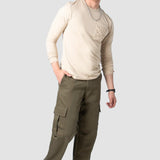 Pantalón Cargo Baggy Olivo para Hombre