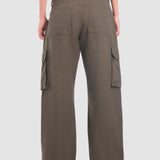 Pantalón Loose Olivo para Mujer - Cargo