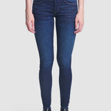 Jeans Moda Mujer Mezclilla Stretch Carol Súper Skinny Dark Oggi