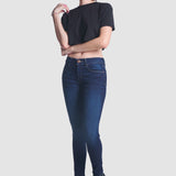 Jeans Moda Mujer Mezclilla Stretch Carol Súper Skinny Dark Oggi